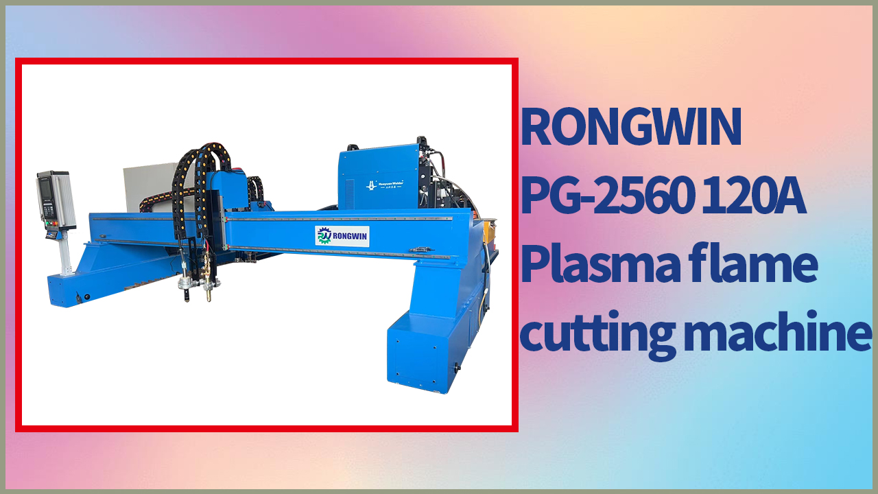 Máquina de corte a plasma CNC de mesa RONGWIN PG-2560 120A para corte de chapas de aço