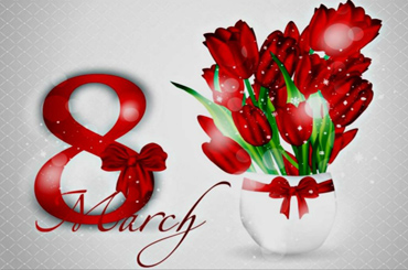 feliz internacional Mulher dia para o nosso RONGWIN'S Clientes, amigos e funcionários do sexo feminino.