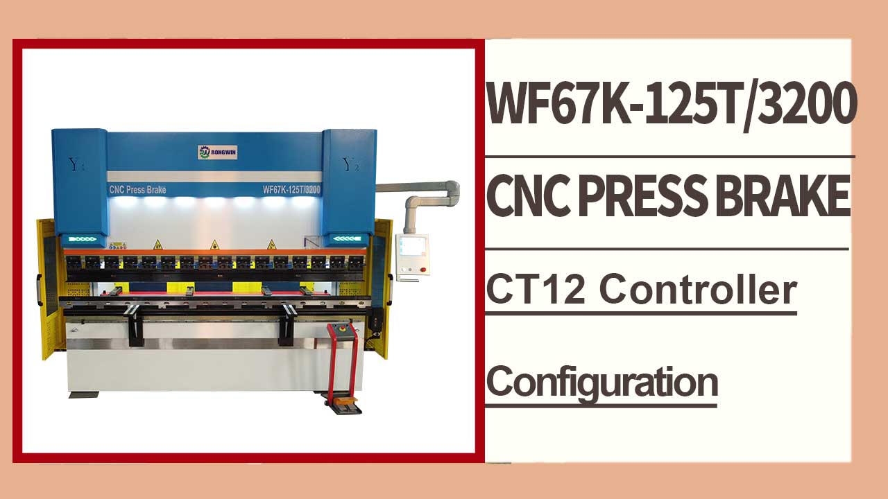RONGWIN recomenda freio de prensa CNC eletro-hidráulico de alta precisão e economia de energia WF67K-E 125T/3200
    